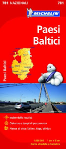 »sCAriCA. Paesi baltici 1:500.000 Libro. di Michelin Italiana