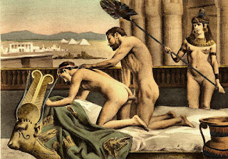 Édouard-Henri Avril'in Anal seks temalı "Mısır'da Hadrianus ve Antinous" adlı tablosu