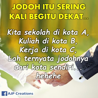  Kata-Kata Mutiara Jodoh Itu Sering Kali Begitu Dekat