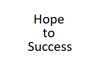 Hope to Success