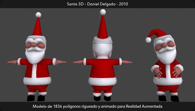 Santa 3D - Daniel Delgado - 2010