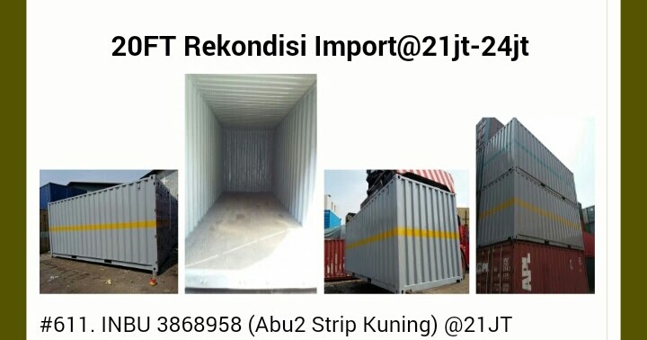 Harga container office 20 feet - Harga Container, Jual 