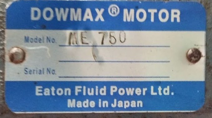 DOWMAX ME 750 HYDRAULIC MOTOR