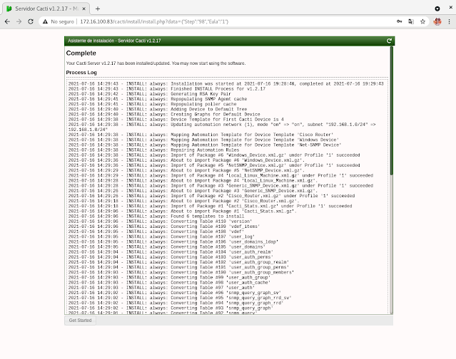 Progreso de configuración 4