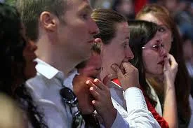 Fans showing grief at Michael Jackson Funeral