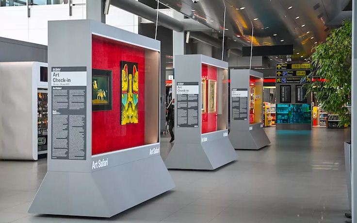 Romanian art exhibition opens at Bucharest's airport