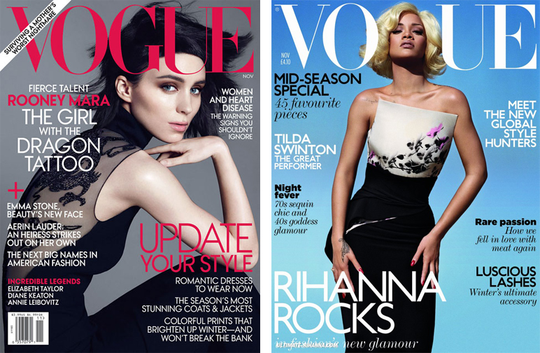 Vogue US Although I know nothing about Rooney Mara except as the breakout 