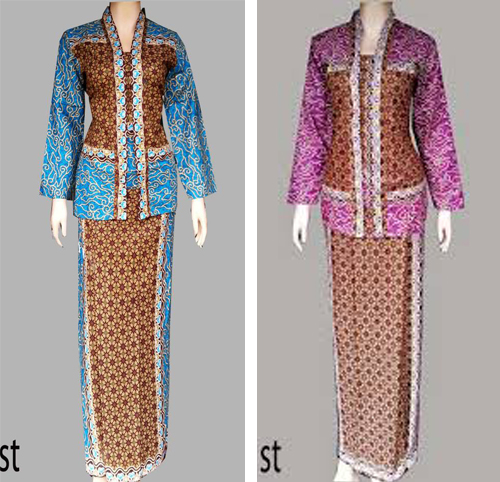 model baju batik pramugari