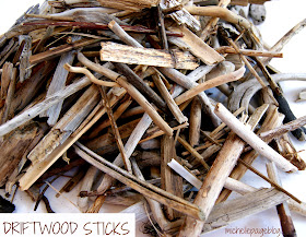 Steps to making a driftwood star.