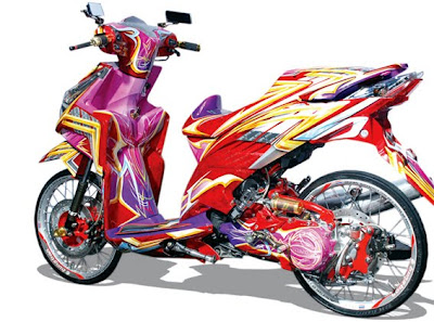 honda vario modifikasi airbrush