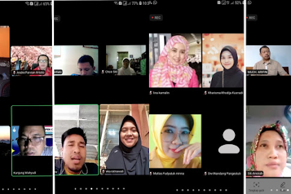Membahas Pelantikan Pengurus Dan Staf Millenial KNP Jatim Serta Rakerpim Melalui Rapat Online