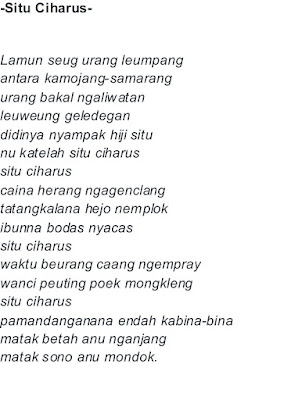 puisi Catatan Perjalanan Danau Ciharus