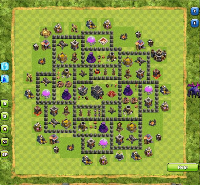 Base WAR Town Hall 6-10 Terbaik Di CLASH OF CLANS.