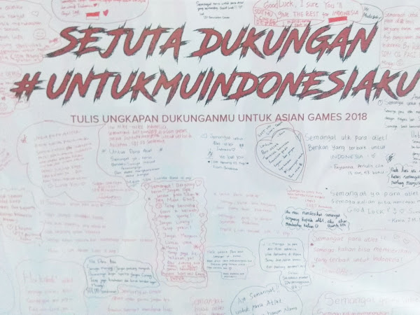 Bentuk Dukungan Masyarakat untuk Indonesia di Asian Games 2018 