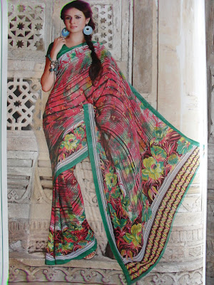 printed sarees