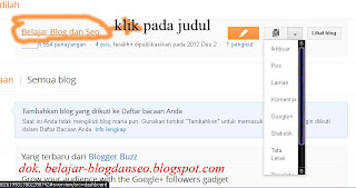 cara edit setelan blog di blogger