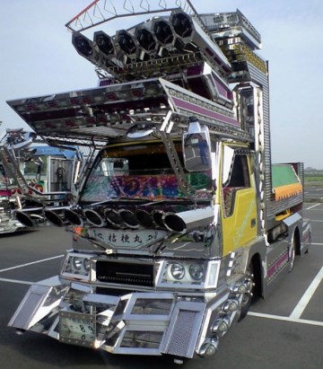 truk hino lohan full variasi silver- hijau