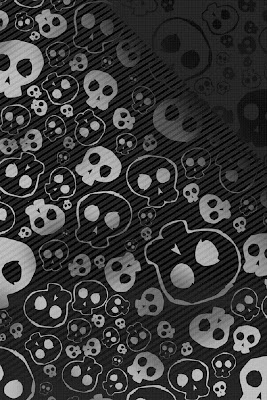 Emo Skull Background
