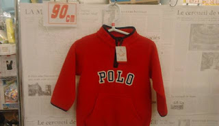 中古品　子供服　９０㎝　ＰＯＬＯ　赤　長袖アウター　７９０円