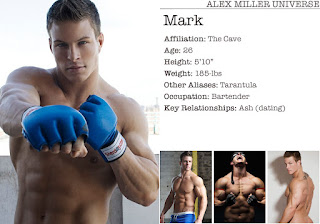 Mark is a 26 year old handsome very athletic white man. He is 5 foot 10 inches tall 185 pounds.