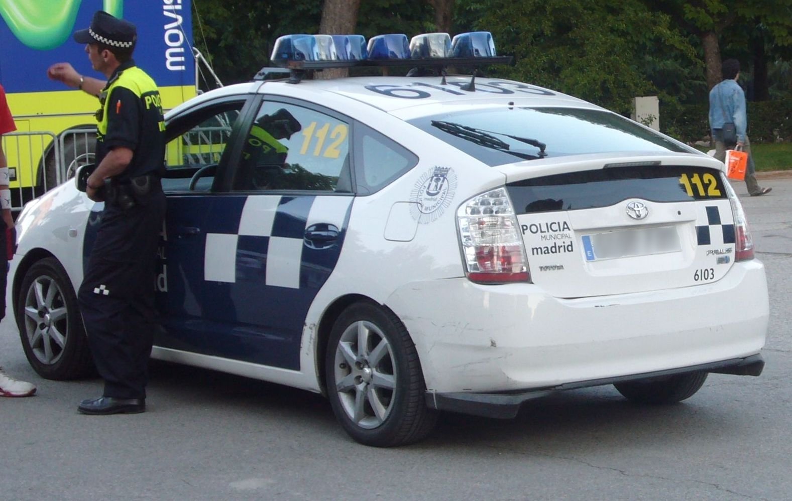 Prius como coche de policía municipal