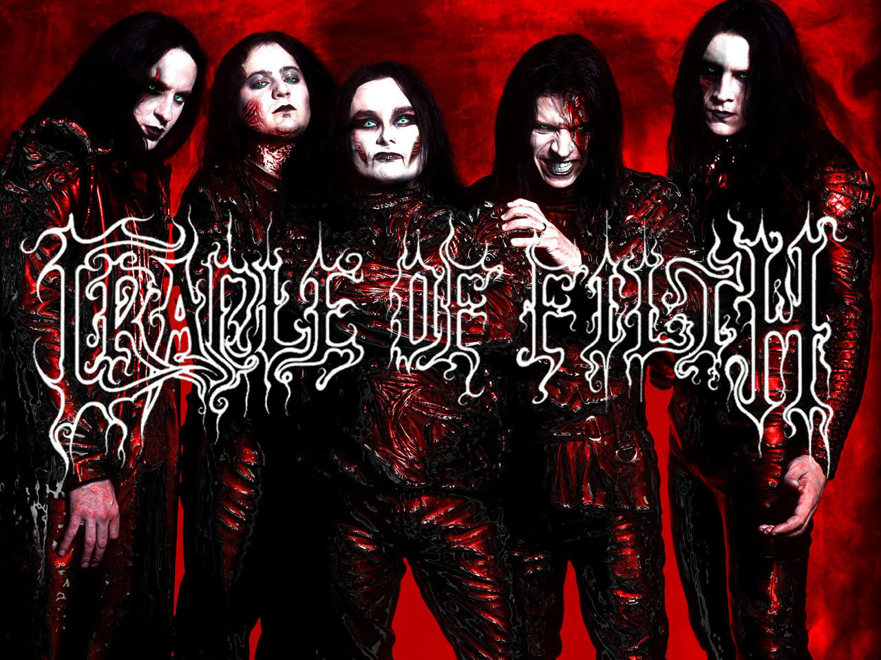 Cradle Of Filth Black Metal Band Logo Cover Artwork Wallpaper | Metal ...