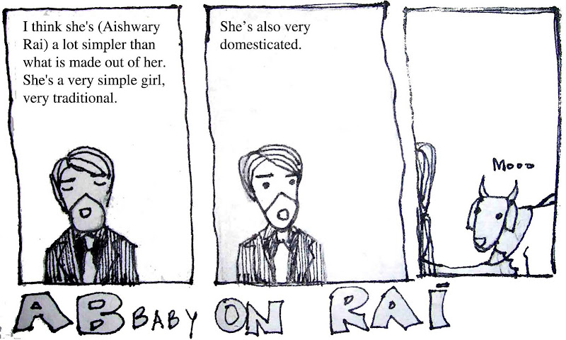 AB baby on Rai: Cartoon by Chitra in Horticulture