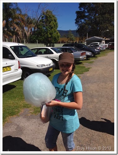 Caitlyn and her fairy floss