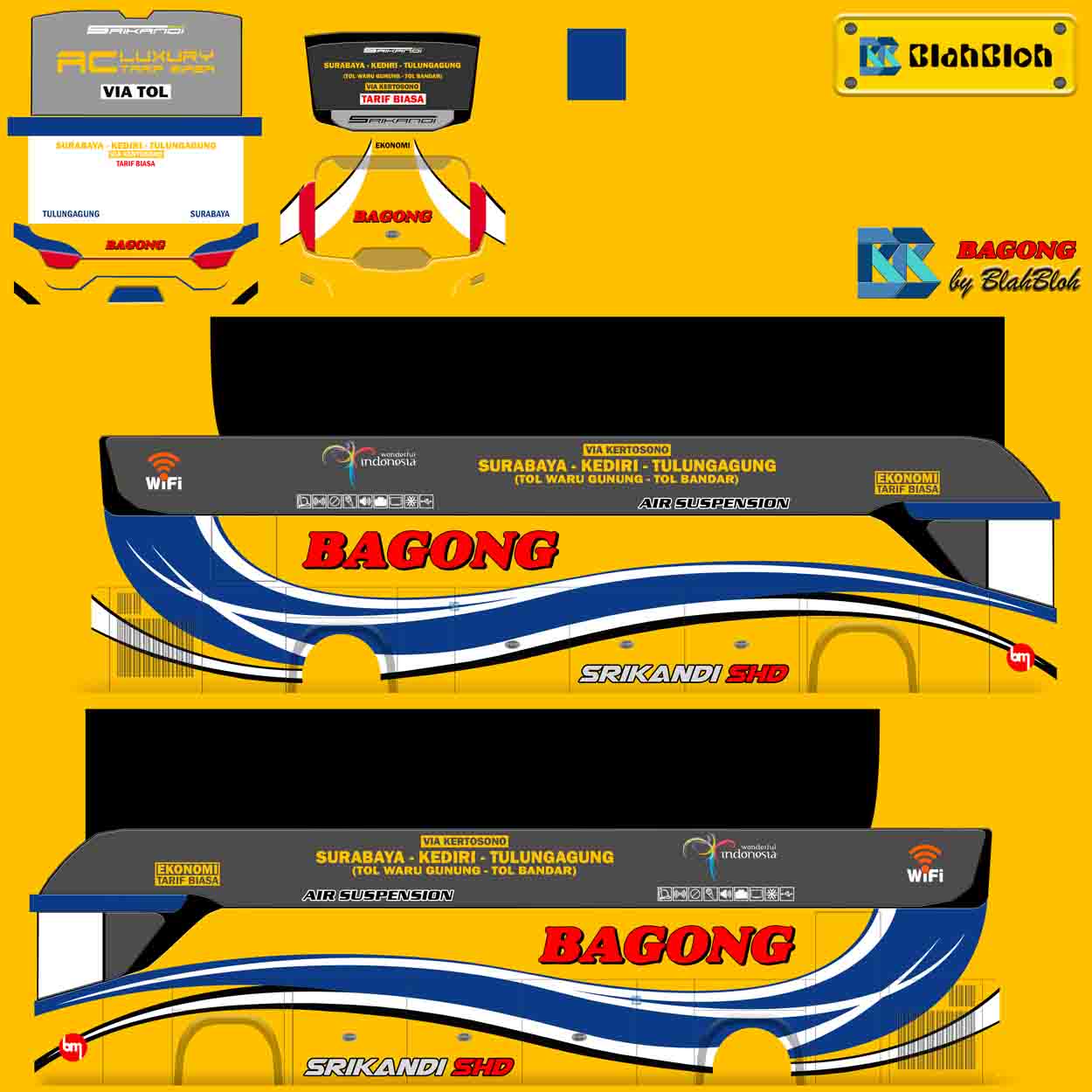 livery bus bawaan bus simulator