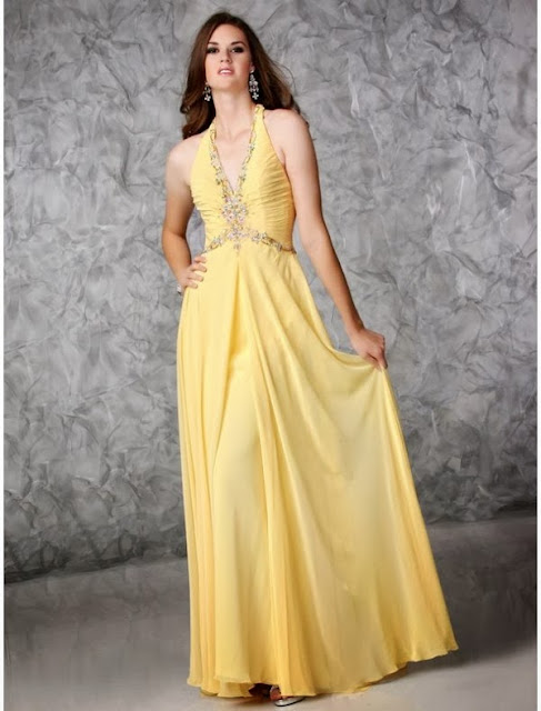 halter prom dress