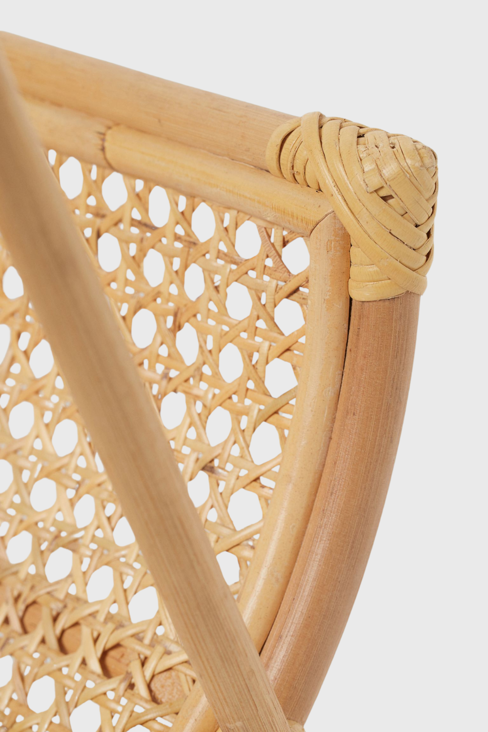 rattan magazine rack