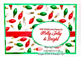 Merry & Bright Quick Christmas Card Nigezza Creates