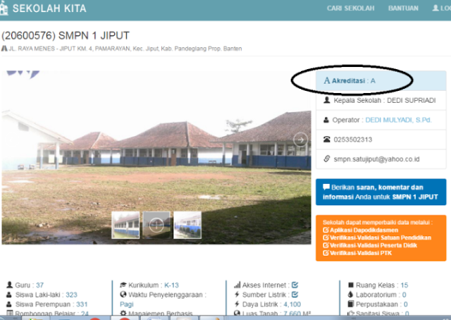 Cara Cek Akreditasi Sekolah Online