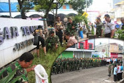 Dandim 0824 Gelar Bakti Sosial Di Pasar Tanjung Jember