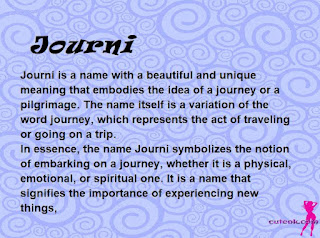 meaning of the name "Journi"