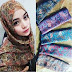 Jilbab Motif Batik Segi Empat