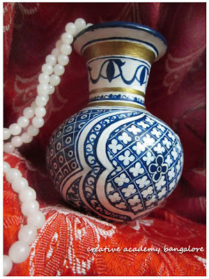 Moroccan pot painting