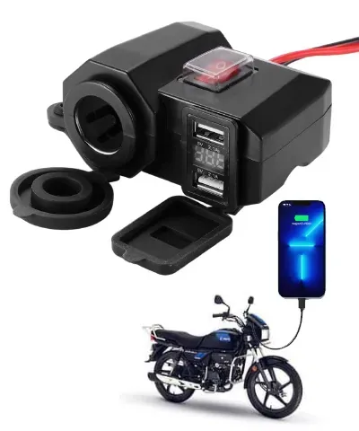 This Mobile USB Charger can be installed on your Motorcycle
