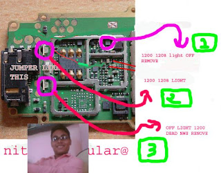 Nokia 1208 Lcd Led Lights Problem