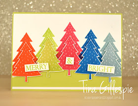 scissorspapercard, Stampin' Up!, Foxy Friends, Merry Christmas To All