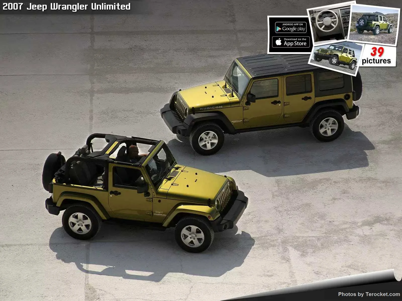 Hình ảnh xe ô tô Jeep Wrangler Unlimited 2007 & nội ngoại thất