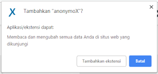 Anonymox tutorial in google chrome browser