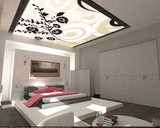 luxury bedroom modren design decoration elegant lighting
