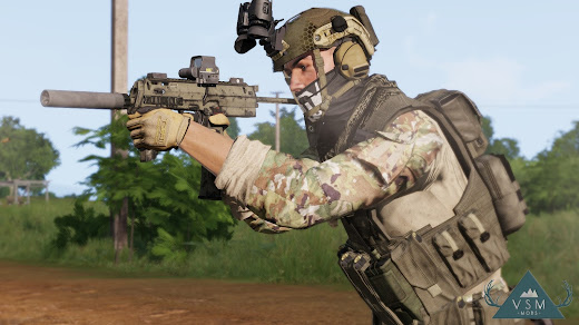 いろんな迷彩の装備を追加するArma3用VSM Uniforms MOD