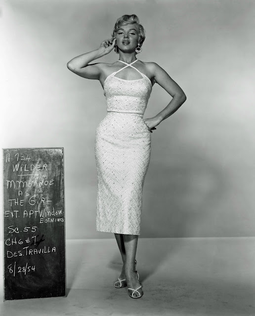 Las pruebas de vestuario de Marilyn Monroe