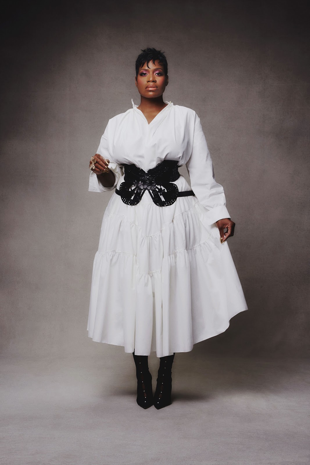 Fantasia Barrino in Elle US Dec/Jan 2024 by Adrienne Raquel