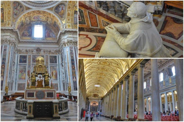 Interior de Santa Maria Maggiore en Roma