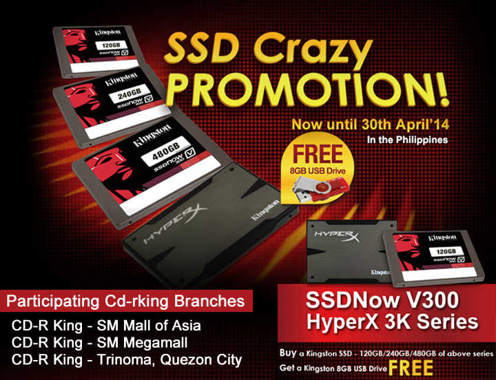 CD-R King SSD Crazy Promotion