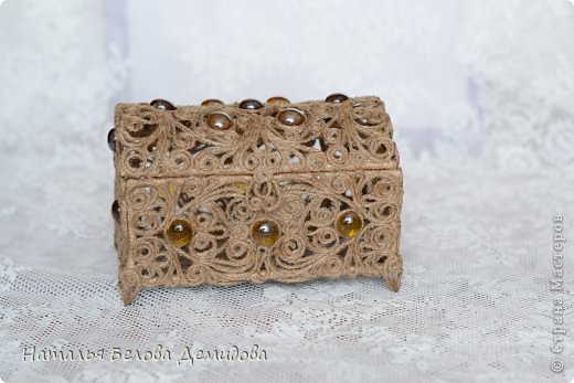 Superb Jute Jewelry Box Tutorial