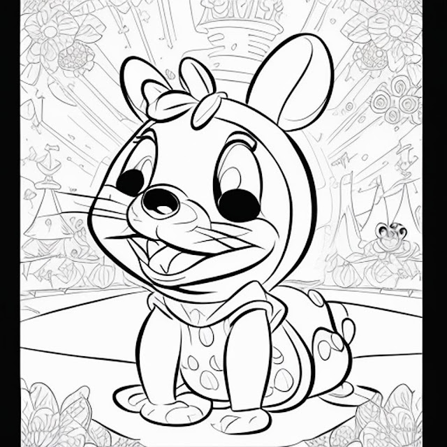 Coloring Pages for Kids Disney Summer